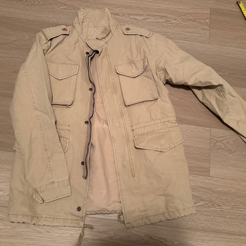 M65 style jacket tan